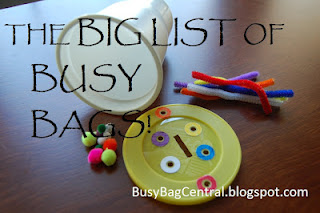 the big list of busy bags